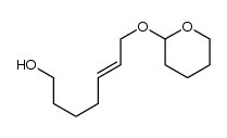 (E)-7-((tetrahydro-2H-pyran-2-yl)oxy)hept-5-en-1-ol Structure