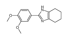 2-(3,4-dimethoxyphenyl)-4,5,6,7-tetrahydro-1H-benzimidazole Structure