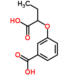 3-(1-Carboxypropoxy)benzoic acid Structure
