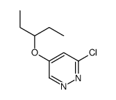 3-chloro-5-pentan-3-yloxypyridazine结构式