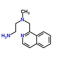 N-(1-Isoquinolinylmethyl)-N-methyl-1,2-ethanediamine Structure