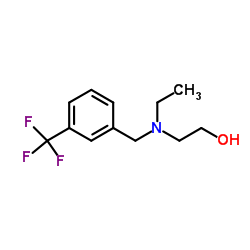 2-{Ethyl[3-(trifluoromethyl)benzyl]amino}ethanol structure