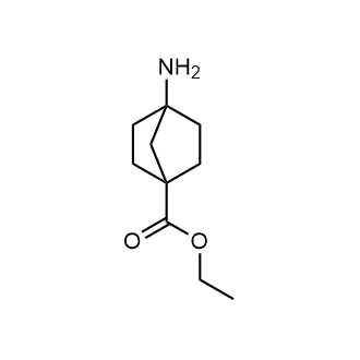 4-氨基双环[2.2.1]庚烷-1-甲酸乙酯结构式