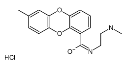 N-[2-(dimethylamino)ethyl]-7-methyldibenzo-p-dioxin-1-carboxamide,chloride Structure
