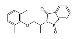 2-[1-(2,6-dimethylphenoxy)propan-2-yl]isoindole-1,3-dione结构式