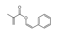 2-phenylethenyl 2-methylprop-2-enoate结构式