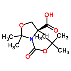 (S)-N-Boc-2,2-二甲基噁唑烷-4-甲酸图片