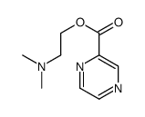 2-(dimethylamino)ethyl pyrazine-2-carboxylate结构式