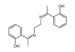 2,2'-{1,2-Ethanediylbis[nitrilo(1E)-1-ethyl-1-ylidene]}diphenol结构式