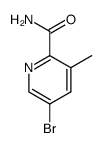 5-Bromo-3-Methylpyridine-2-carboxamide结构式