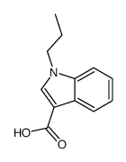 1-丙基-1H-吲哚-3-羧酸结构式