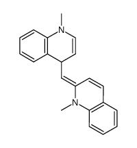1,1'-dimethyl-1,4,1',2'-tetrahydro-4,2'-methanylylidene-bis-quinoline结构式