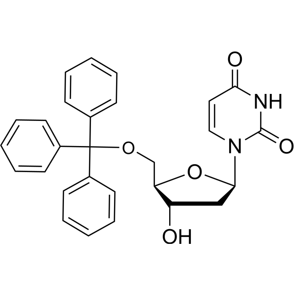 5'-O-三苯甲基-2'-脱氧尿苷图片