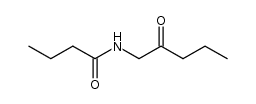 Butanamide,N-(2-oxopentyl)- Structure