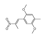 1-(2,5-Dimethoxy-4-methyl-phenyl)-2-nitro-1-propan Structure