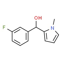 3-FLUOROPHENYL-(1-METHYL-2-PYRROLYL)METHANOL Structure