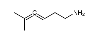 5-Methyl-3,4-hexadien-1-ylamine Structure