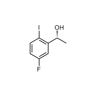 (R)-1-(5-Fluoro-2-iodophenyl)ethanol Structure