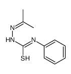 Acetone 4-phenyl thiosemicarbazone Structure