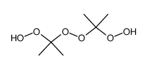 1,1,4,4-tetramethyl-2,3-dioxa-butane-1,4-diyl bis-hydroperoxide结构式