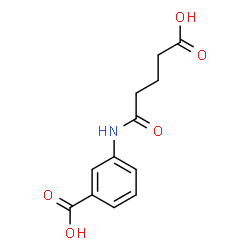 3-[(4-Carboxybutanoyl)amino]benzoic acid structure