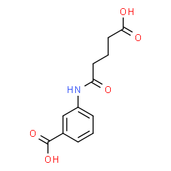 3-[(4-Carboxybutanoyl)amino]benzoic acid Structure