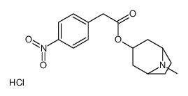 (8-methyl-8-azabicyclo[3.2.1]octan-3-yl) 2-(4-nitrophenyl)acetate,hydrochloride结构式