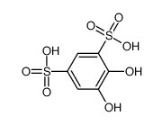 4,5-dihydroxybenzene-1,3-disulphonic acid structure