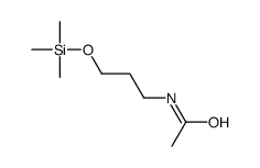 Acetamide,N-[3-[(trimethylsilyl)oxy]propyl]- Structure