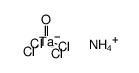 ammonium tantalum oxide tetrachloride Structure