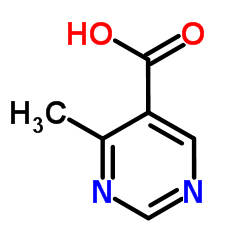 4-Methyl-5-pyrimidinecarboxylicacid structure