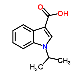 1-Isopropyl-1H-indole-3-carboxylic acid结构式