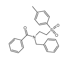 N-benzyl-N-(2-tosylethyl)benzamide Structure