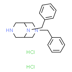 3,9-Dibenzyl-3,7,9-triazabicyclo[3.3.1]nonane dihydrochloride结构式