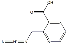 2-(azidomethyl)pyridine-3-carboxylic acid结构式