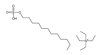 dodecyl hydrogen sulfate,tetraethylazanium结构式