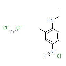 4-ethylamino-3-methyl-benzenediazonium, zinc(+2) cation, trichloride picture