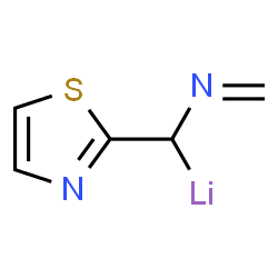 Lithium,[(methyleneamino)-2-thiazolylmethyl]- (9CI)结构式