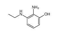 Phenol,2-amino-3-(ethylamino)- structure