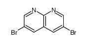 3,6-Dibromo-1,8-naphthyridine Structure