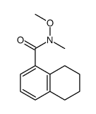 N-Methoxy-N-methyl-5,6,7,8-tetrahydro-1-naphthalenecarboxamide结构式