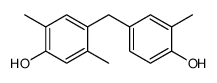 4-[(4-hydroxy-3-methylphenyl)methyl]-2,5-dimethylphenol结构式