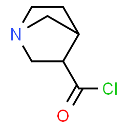 1-Azabicyclo[2.2.1]heptane-3-carbonyl chloride, (1R-endo)- (9CI) Structure