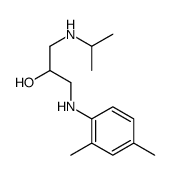 1-(2,4-Dimethylanilino)-3-(isopropylamino)-2-propanol结构式