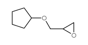 2-[(cyclopentyloxy)methyl]oxirane Structure