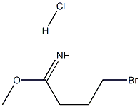 Methyl 4-broMo-l-butaniMidate hydrochloride结构式