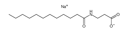 sodium N-lauroyl-β-alaninate结构式