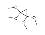 1,1,2,2-Tetramethoxy-cyclopropan结构式