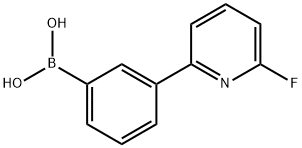 3-(6-Fluoropyridin-2-yl)phenylboronic acid图片