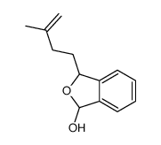 3-(3-methylbut-3-enyl)-1,3-dihydro-2-benzofuran-1-ol结构式